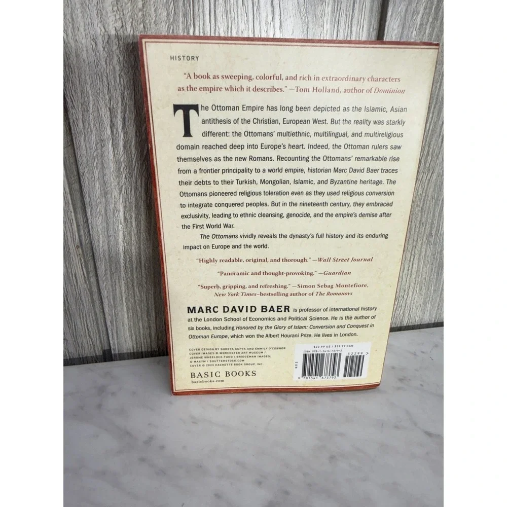 The Ottomans Khans Caesars and Caliphs Marc David Baer History Paperback Book